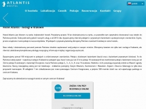 Hostel Atlantis- noclegi w Krakowie.